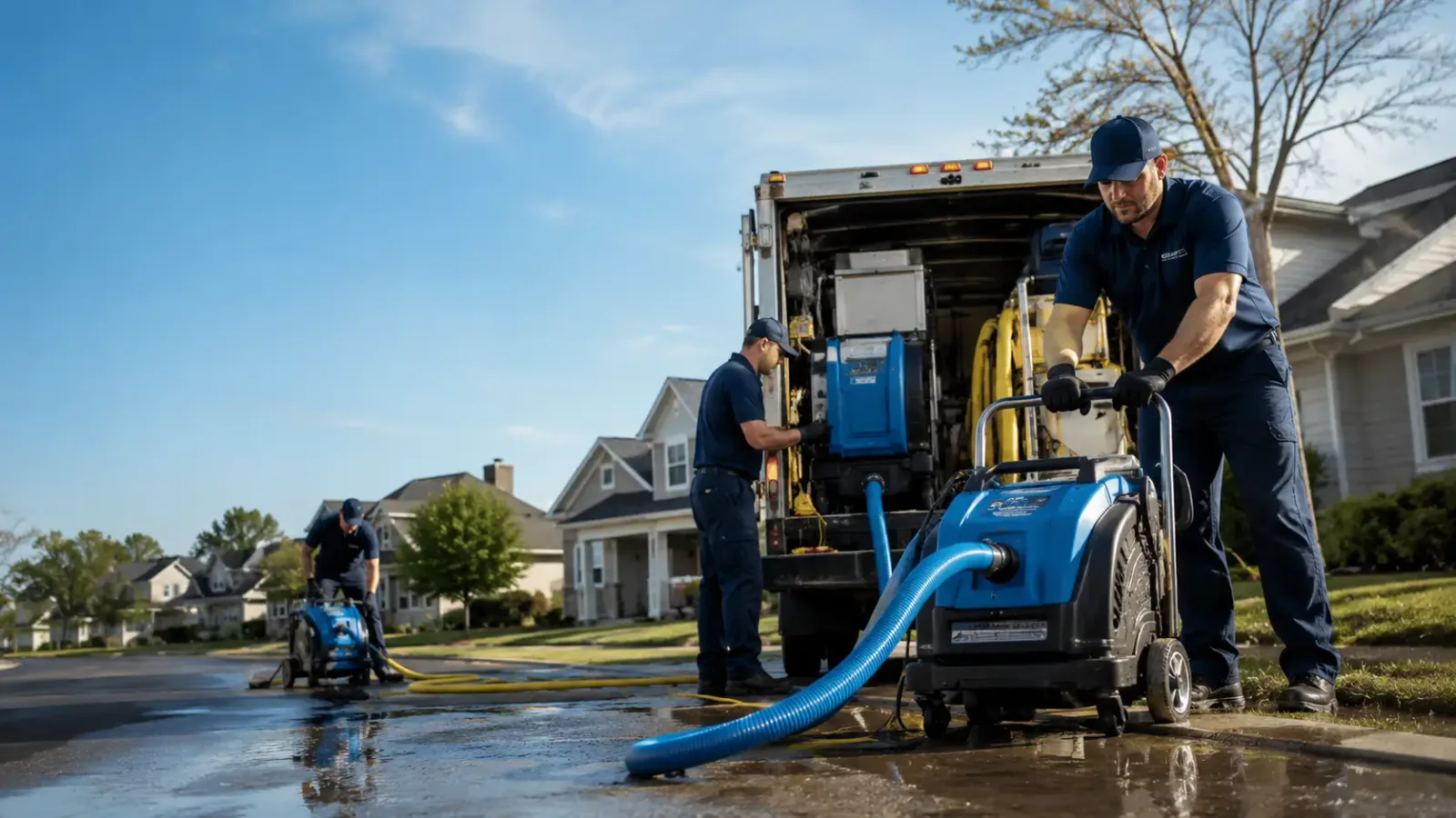 Flood Damage Cleanup in Hometown, WV